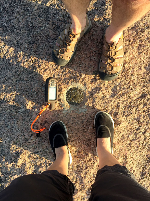 Enchanted Rock's Geodetic Survey Mark