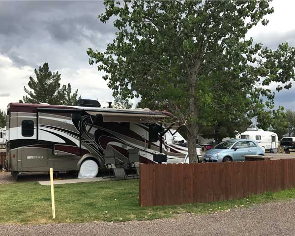 Campsite at Lost Alaskan RV Apline