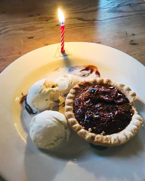 Reata Birthday Dessert