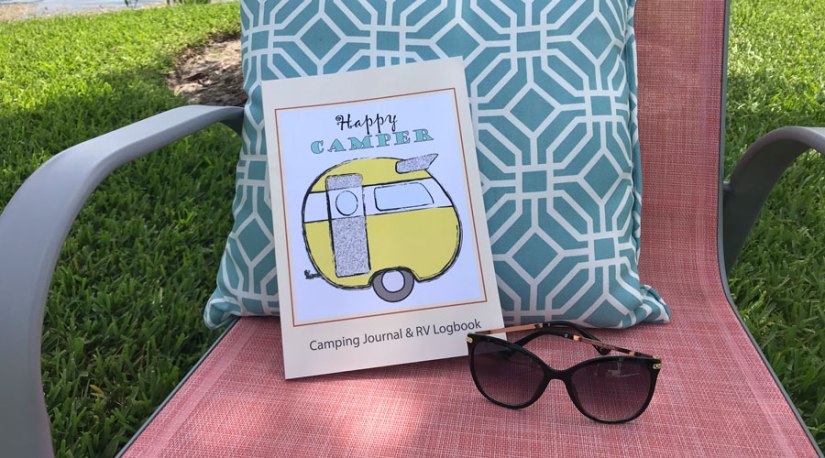 Happy Camper Book on Chair