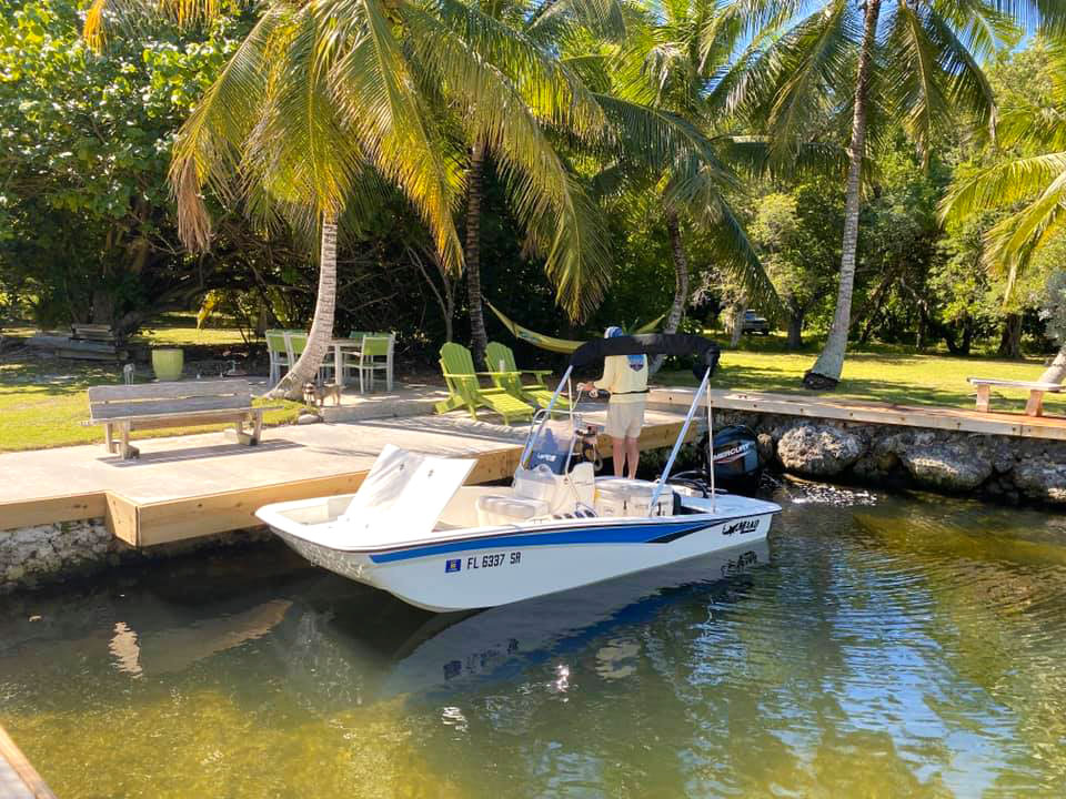 Private Lagoon with Mako Skiff Private Lagoon with Mako Skiff